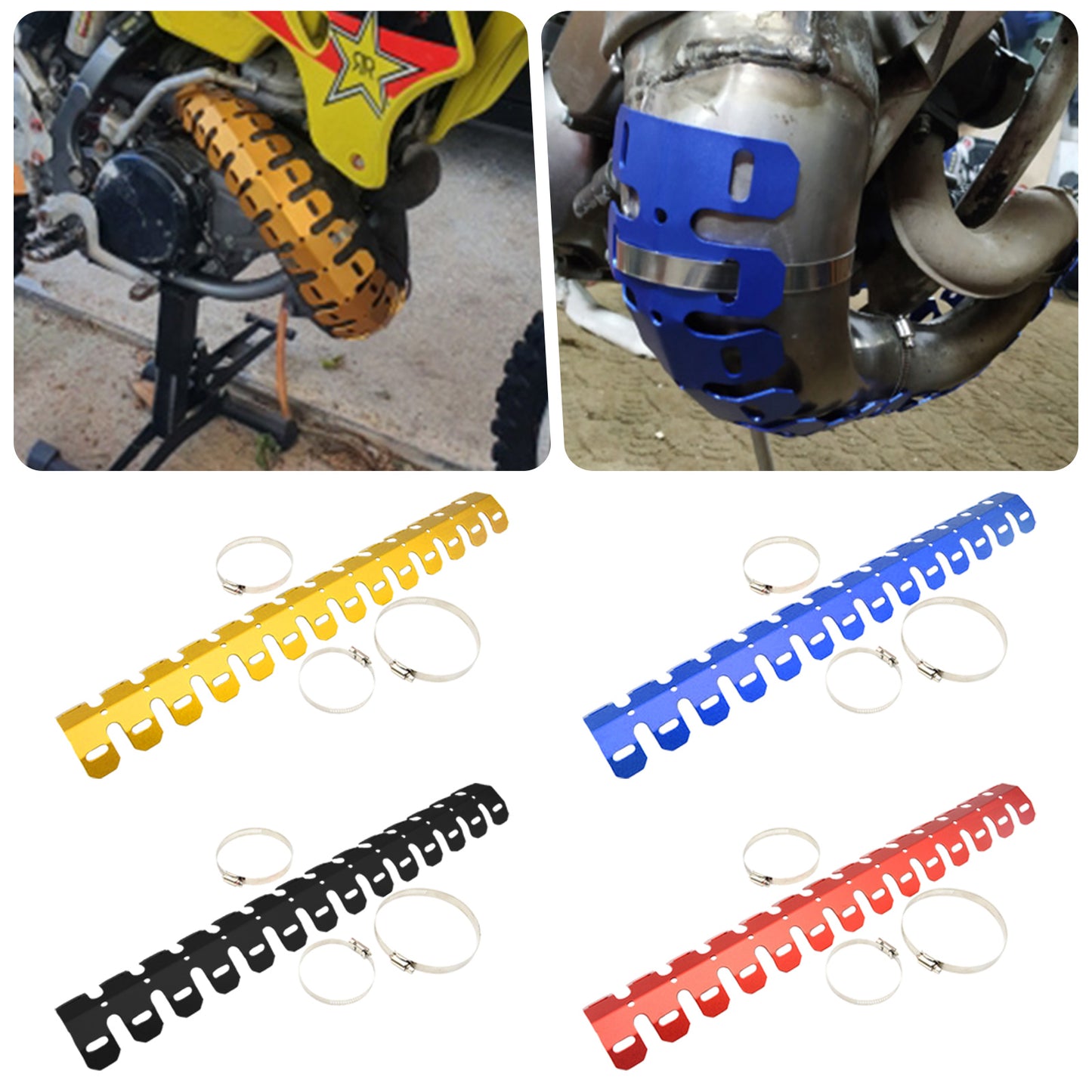 Motorcycle Modification, Off-road Vehicle Exhaust Protection Cover, Heat Sink Vehicle dealsniper-net