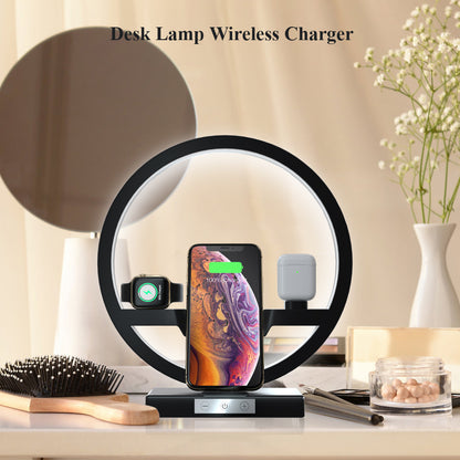 Wireless Charger Stand Table Lamp Touch Switch Charger Gadgets dealsniper-net