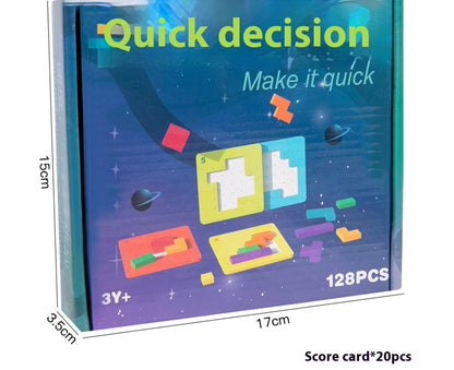 Quick Fix Building Block Puzzle Children's Educational Board Game Toy Kids dealsniper-net