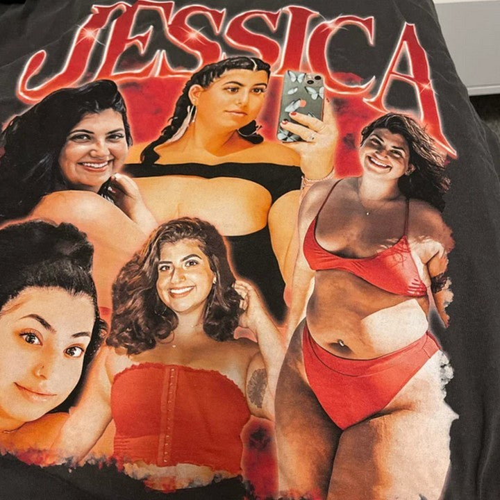 Hot Stamping Technology Short Sleeved Round Neck T-shirt Women DealSniper.net