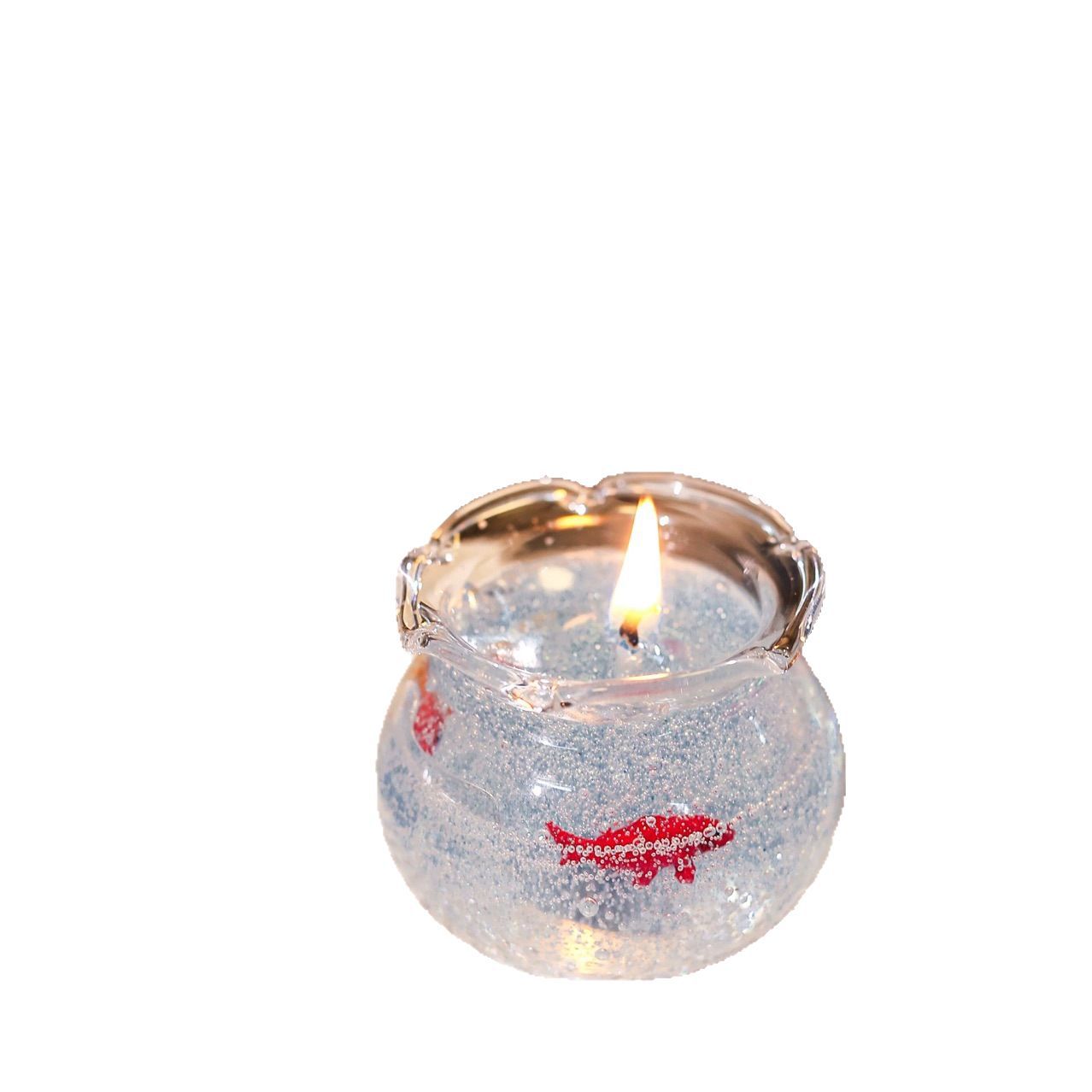 Bubble Fish Tank Goldfish Aromatherapy Candle Gift Box Home Decor Gym From House