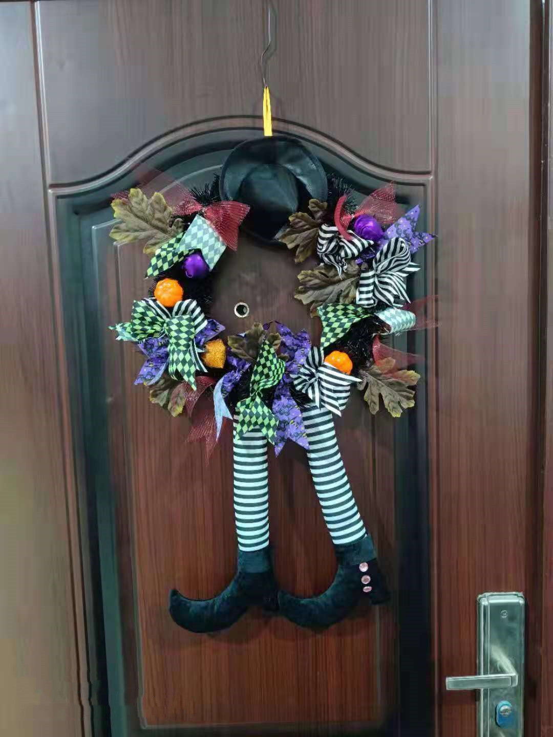 Halloween Door Hanging Wreath Supplies Decoration Halloween