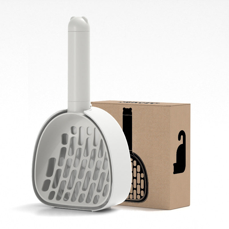 Pets Litter Scoop Plastic Poop Scoop Cleaning Pets Gym From House Base white