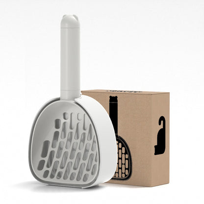 Pets Litter Scoop Plastic Poop Scoop Cleaning Pets Gym From House Base white