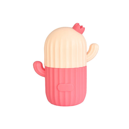 Silicone Face Ice Tray Pore Shrink Beauty Beauty Tools Beauty DealSniper.net Opp Bag Packaging Cactus Rose Pink