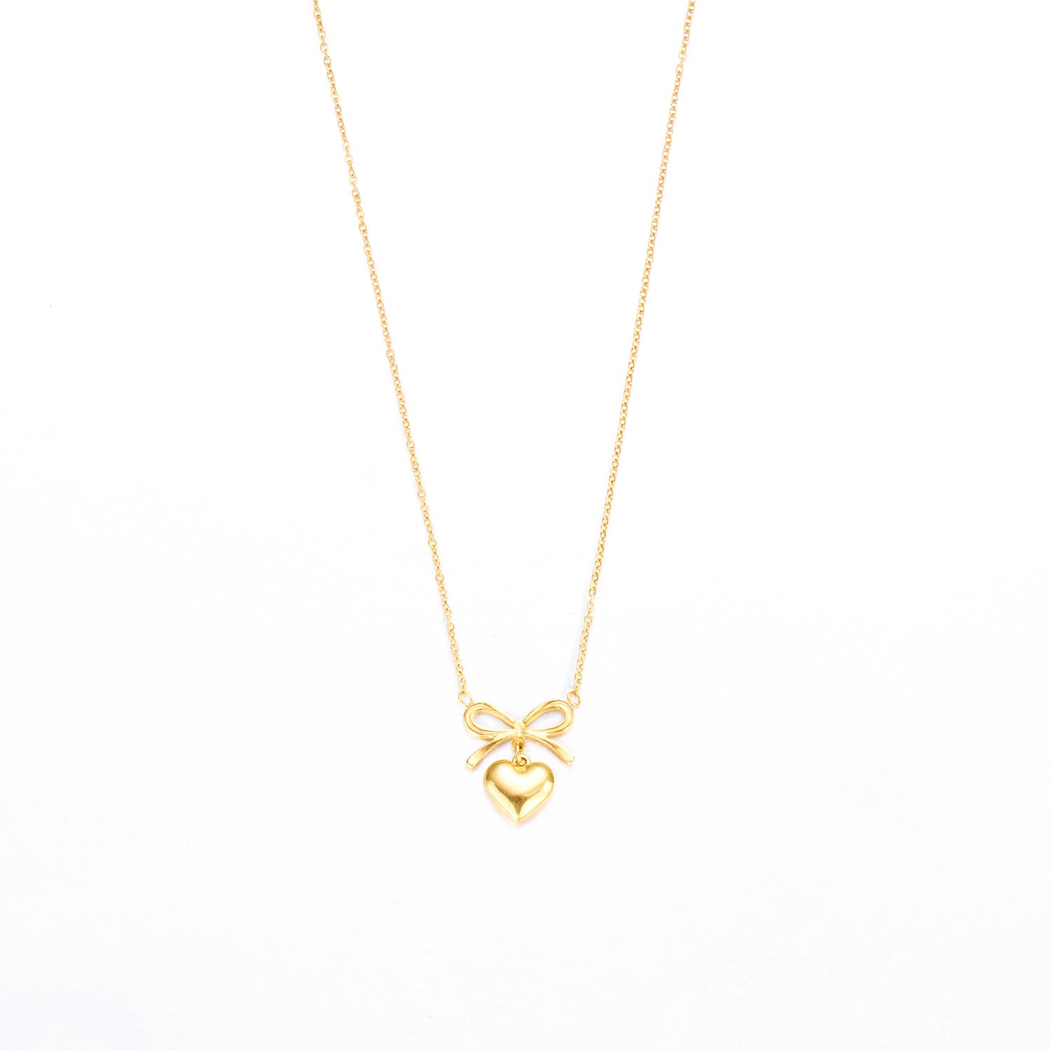 Stainless Steel New Fashion Fine Waterproof Jewelry Love Heart Jewelry dealsniper-net