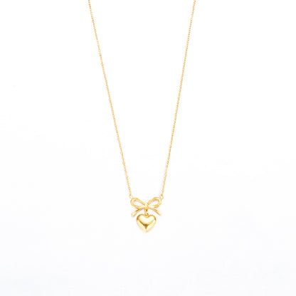 Stainless Steel New Fashion Fine Waterproof Jewelry Love Heart Jewelry dealsniper-net