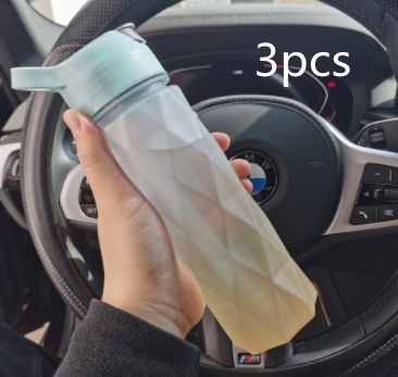 Spray Water Bottle For Girls Outdoor Sport Fitness Water Cup Kitchen dealsniper-net Blueorange gradient3pcs