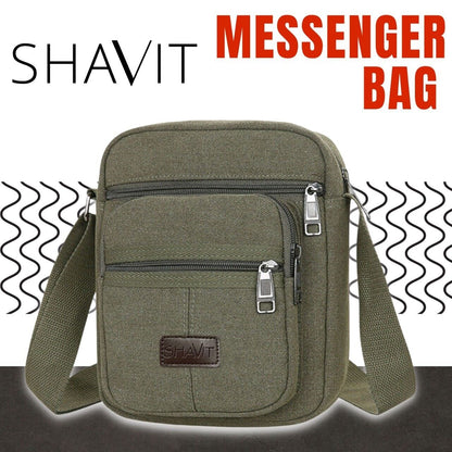 Men's Cross Body Bag Messenger Shoulder Book Bags School Casual Sport Work Bag Men DealSniper.net Green