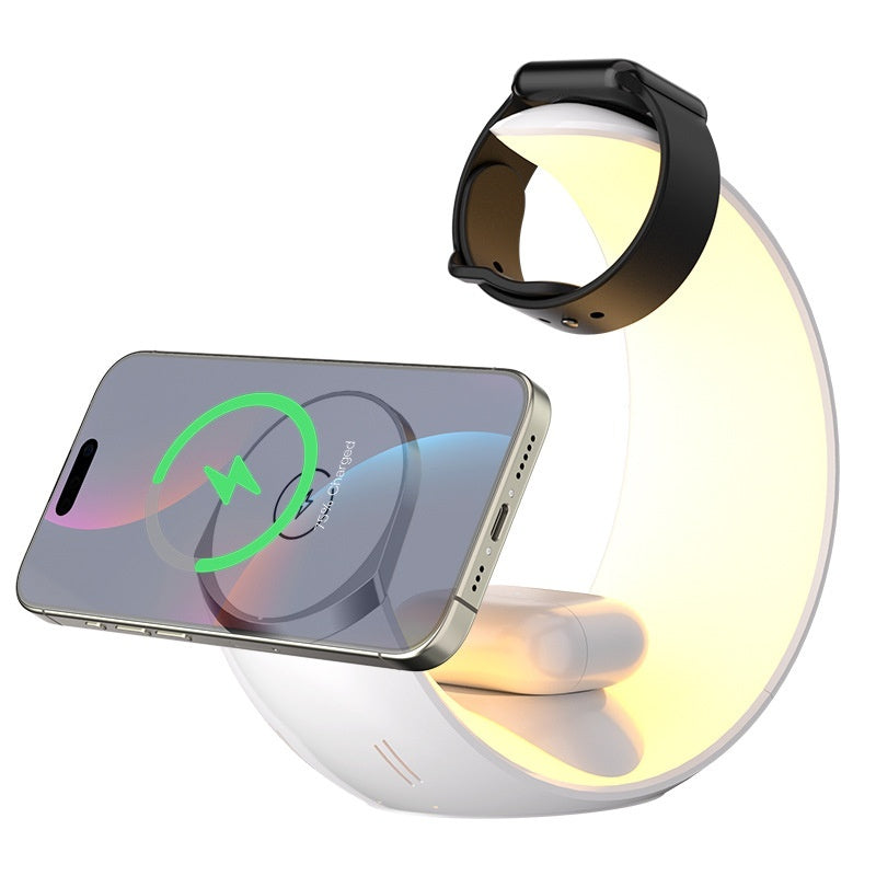 Four-in-one Wireless Magnetic Charger Gadgets Gym From House White