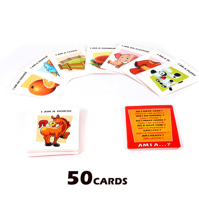Quick Question Of What Am I Cards Board Game Funny Gadgets Kids DealSniper.net