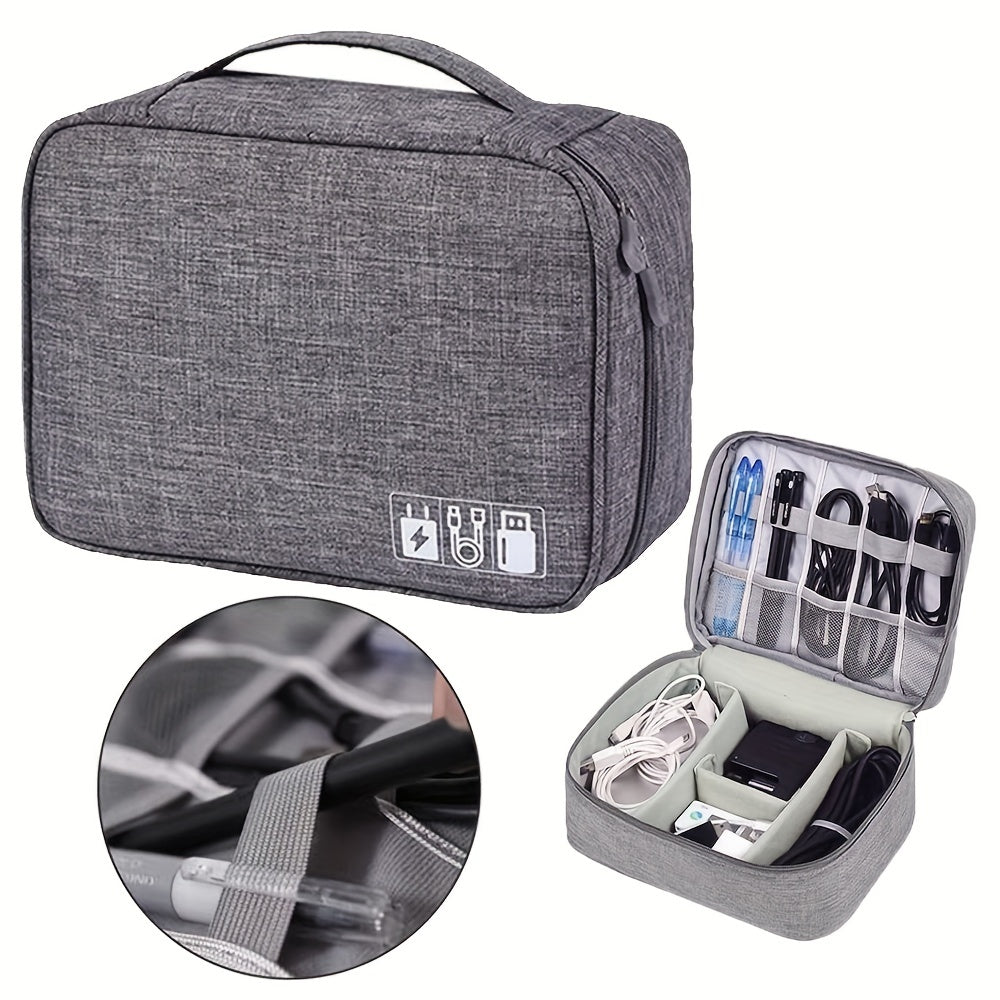 Electronics Organizer Travel Cable Organizer Bag Portable Electronic Accessories Electronics dealsniper-net