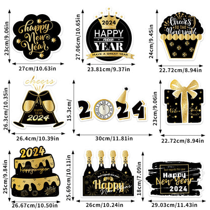 New Year Party Decoration Door Hanging Decoration House Gym From House