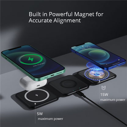 Magnetic Wireless Charger Mobile Phone Watch Headset Portable Fast Charging Gadgets dealsniper-net