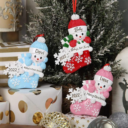 Christmas Automobile Hanging Ornament Mini Socks Holidays dealsniper-net