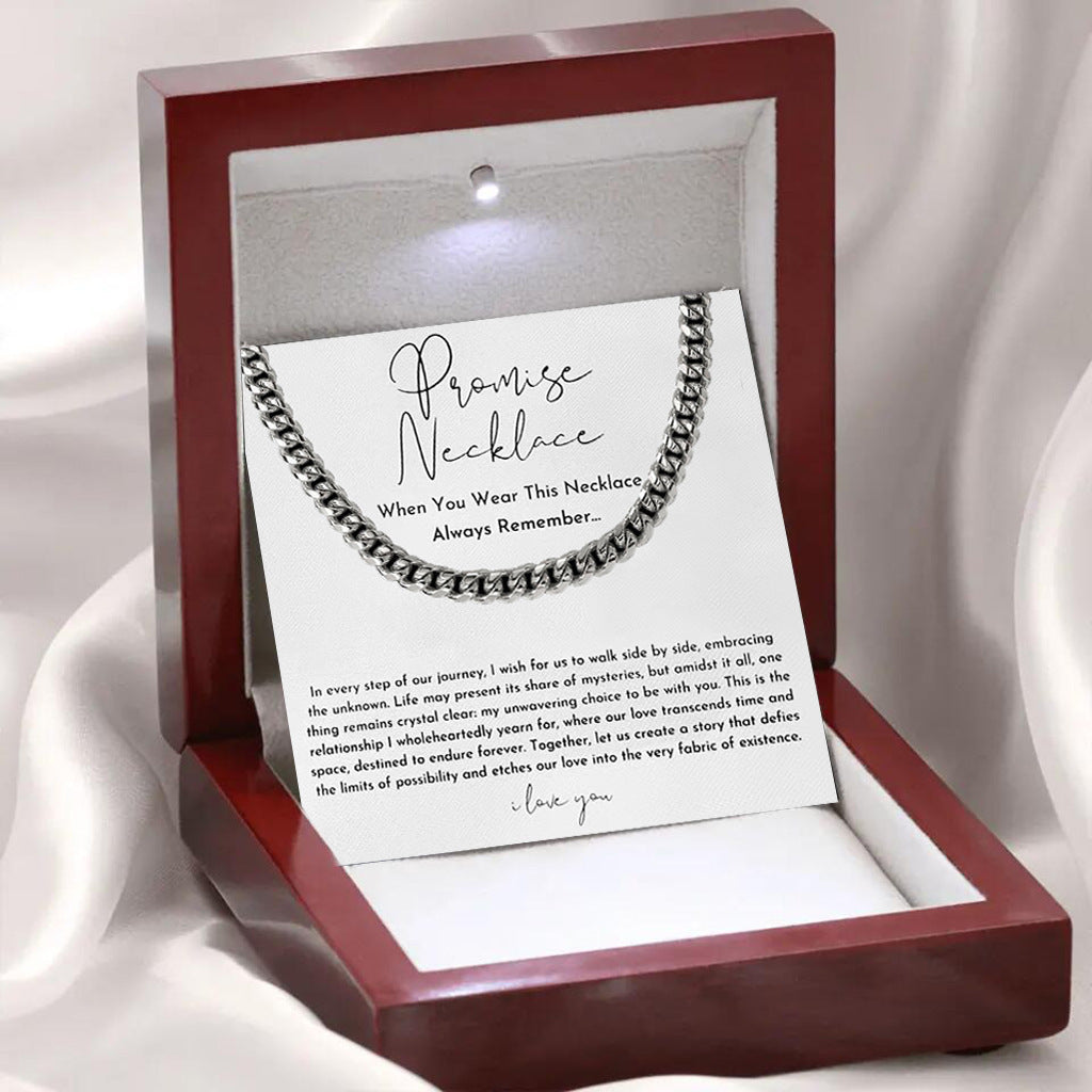 Male Stainless Steel Double-sided Ground Chain Jewelry DealSniper.net