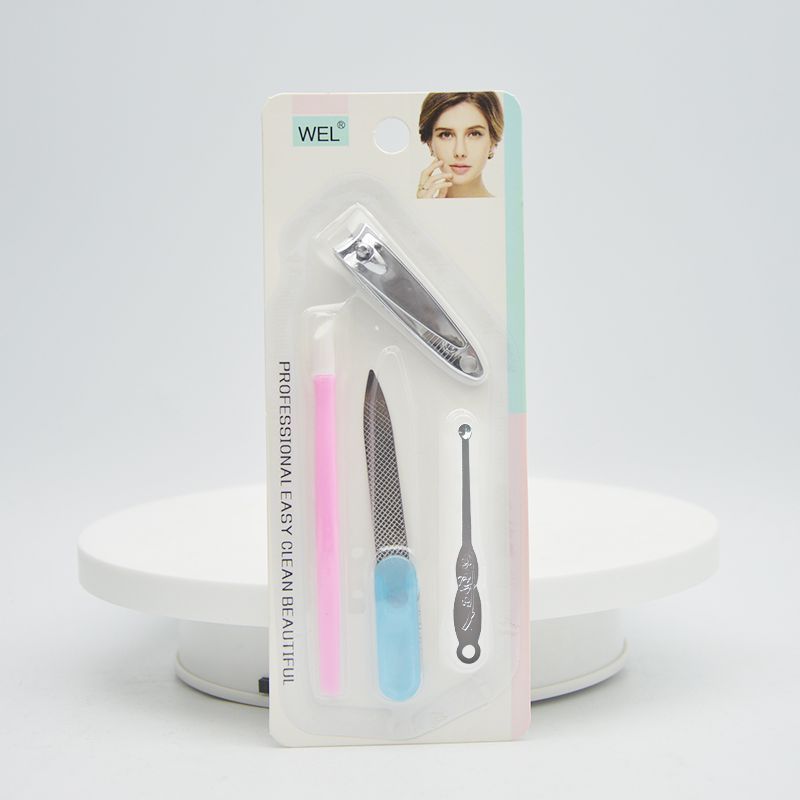 WEL-034 Eyebrow Trimming Knife Four-piece Tool Beauty dealsniper-net Suit2