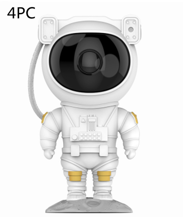 Creative Astronaut Galaxy Starry Sky Projector Nightlight Home dealsniper-net White4PCS USB