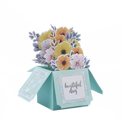 Mother's Day 3D Greeting Cards Paper Carved Flowers Holidays DealSniper.net Flowers