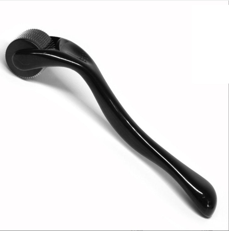 Black Skin Microneedle Wrinkle Beard Roller Men dealsniper-net