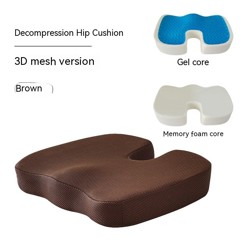 Memory Cotton Buttocks Chair Hemorrhoid Cushion Health dealsniper-net Coffee Cushion Breathable mesh