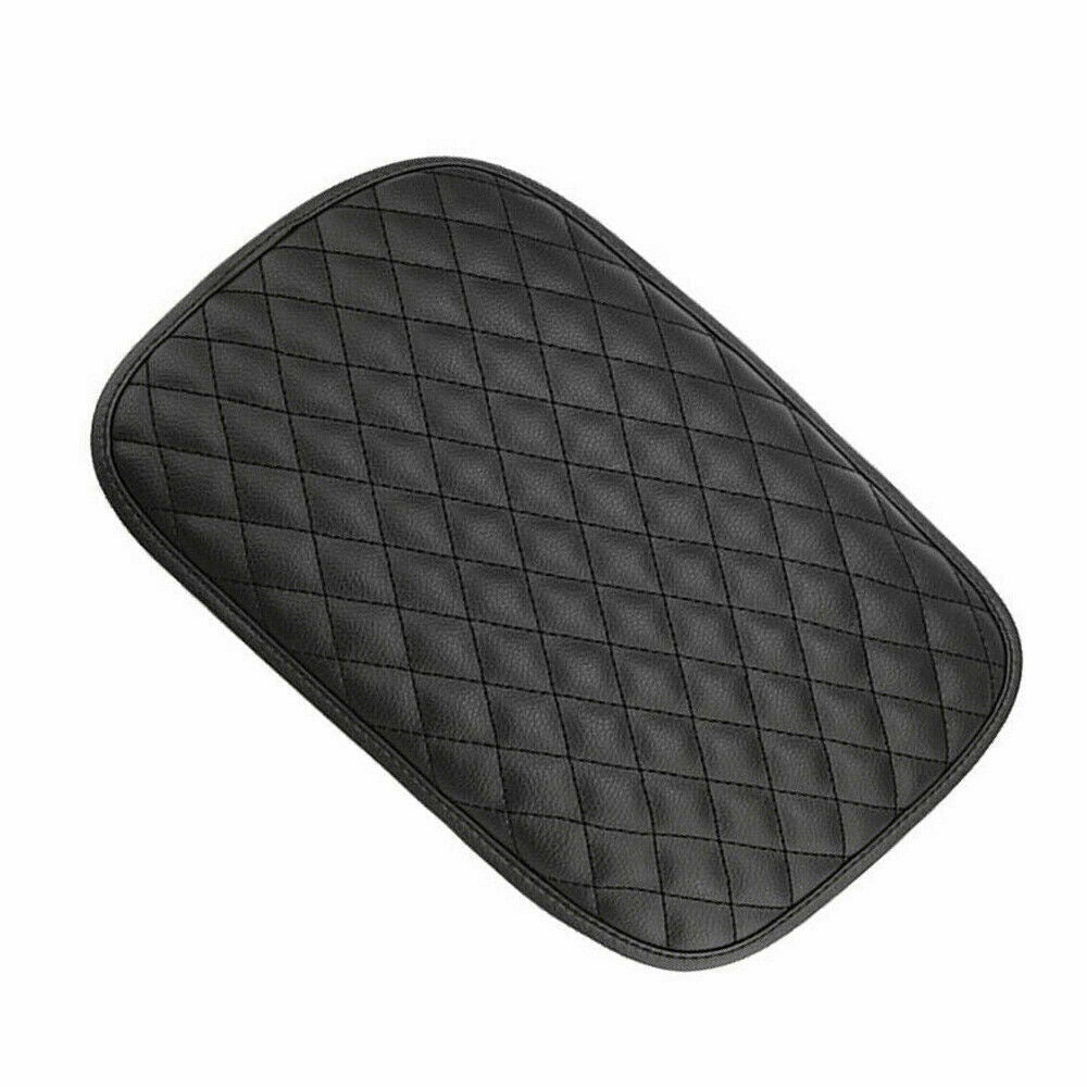 Universal Car Center Console Box Armrest Cushion Cover PU Leather Pad Protector Vehicle dealsniper-net