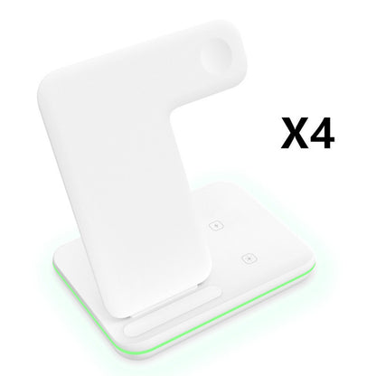Compatible With Three-in-one Bracket Wireless Charger Electronics DealSniper.net White 4pcs