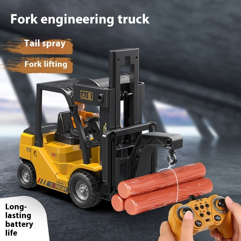 Remote Control Forklift Light Car Children's Toy Model Kids DealSniper.net