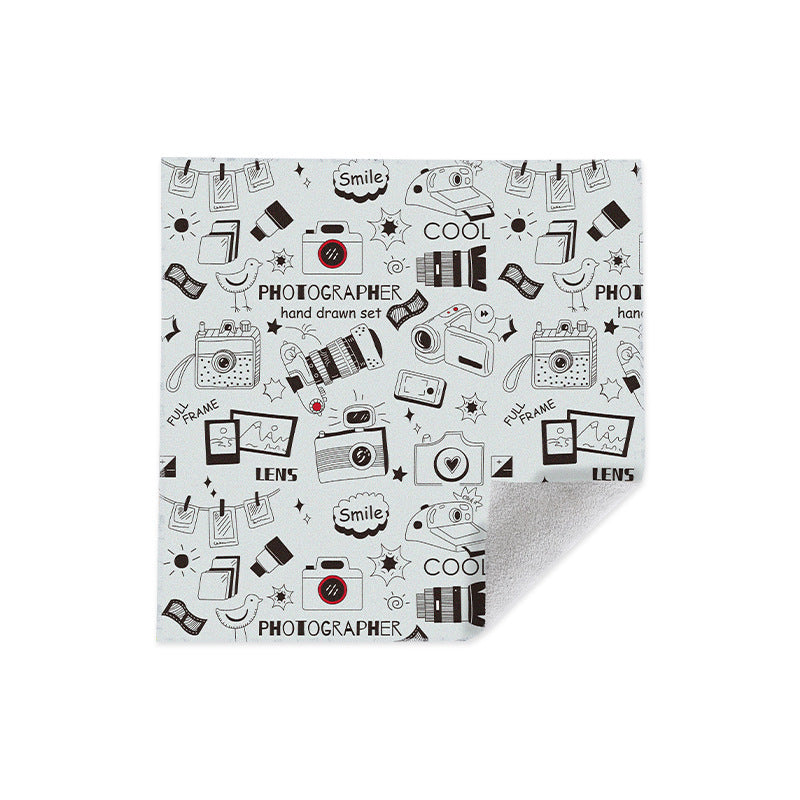 Multi-function Pet Wrap Cloth Camera Cover Protective Pets Gym From House Digital stripes 35x35cm