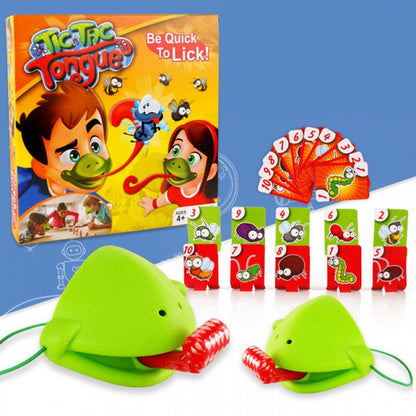 Chameleon Lizard Mask Wagging Tongue Lick Cards Board Game Deals DealSniper.net English version of the color b