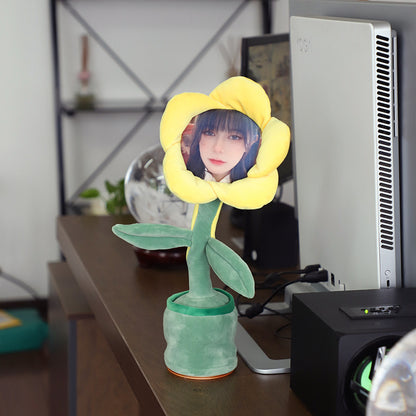 Enchanting Flower Diy Custom Photo Couple Birthday Gift Home Decor DealSniper.net Light yellow USB