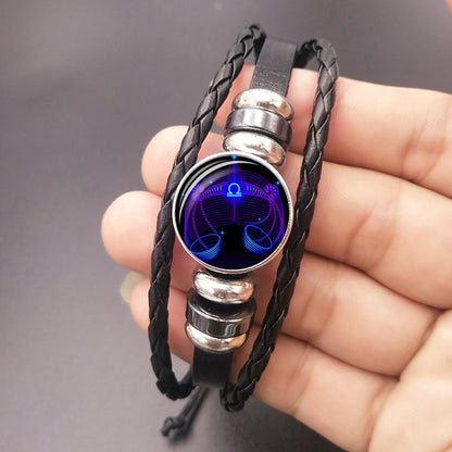 12 Constellations Luminous Bracelet Fashion Nightlight Jewelry Gym From House