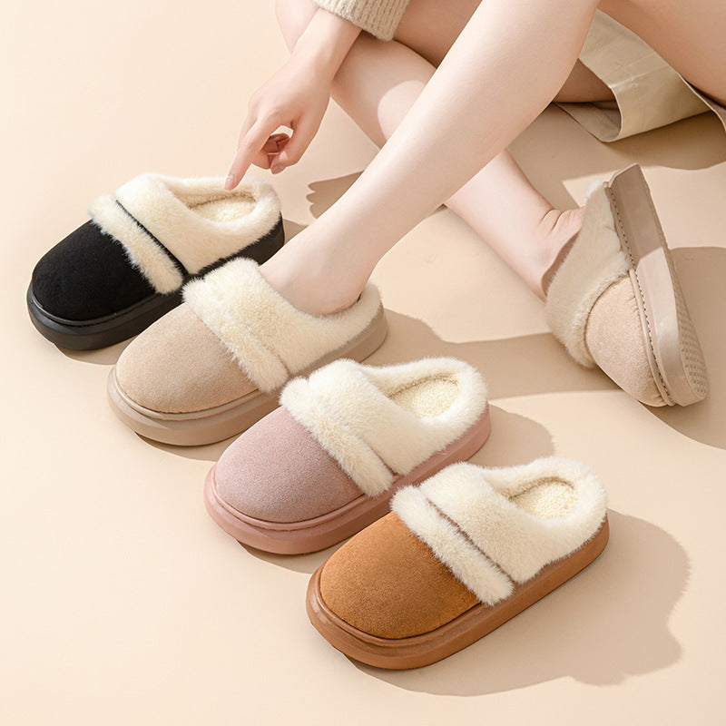 Fashion Warm Cotton Slippers For Women Leisure Slipper Women dealsniper-net