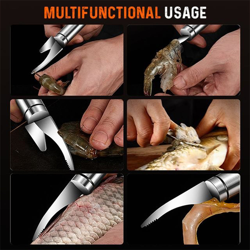 Multifunctional Stainless Steel Shrimp Remover Shrimp Line Fish Kitchen Gym From House
