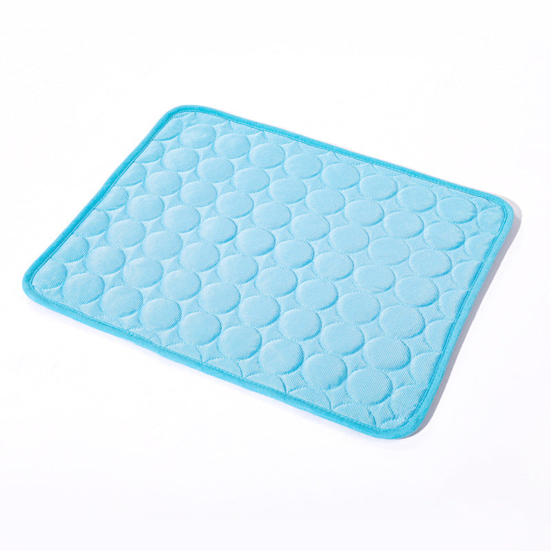 Pet Ice Mat Summer Pet Mat Dog Mat Cat Cooling Mat Pets Gym From House Blue 100x70cm