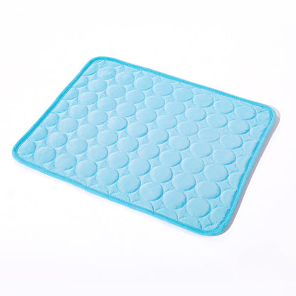 Pet Ice Mat Summer Pet Mat Dog Mat Cat Cooling Mat Pets Gym From House Blue 100x70cm
