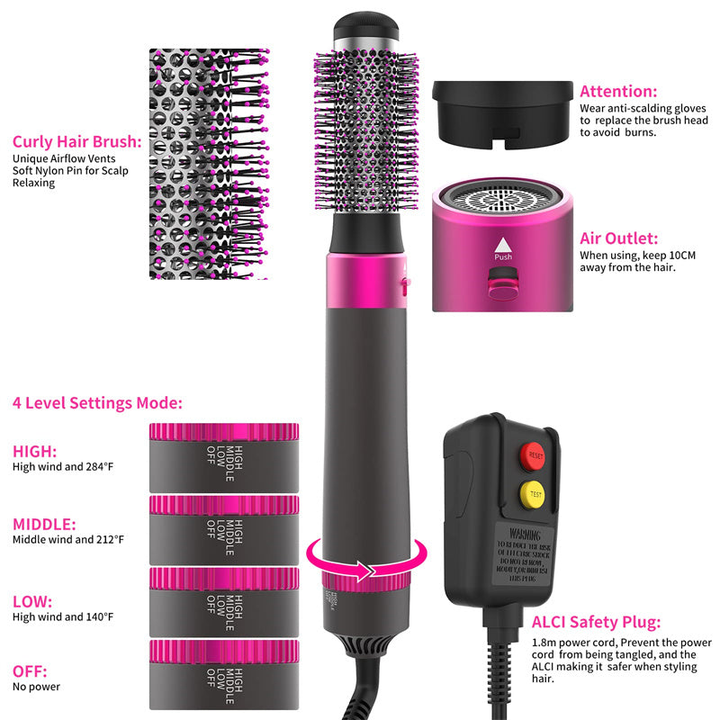 Professional 5 In 1 Hair Dryer Brush Women dealsniper-net