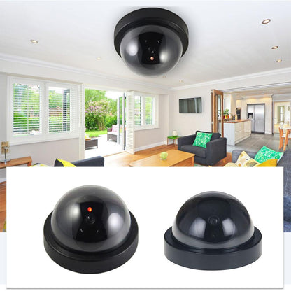 Home Dome Fake CCTV Security Camera With Flashing Red LED Light Home dealsniper-net