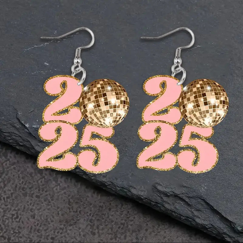 Retro Fashion Digital Earrings Jewelry dealsniper-net