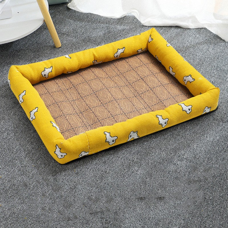 Pet Mat Nest Summer Linen High Temperature Summer Dog