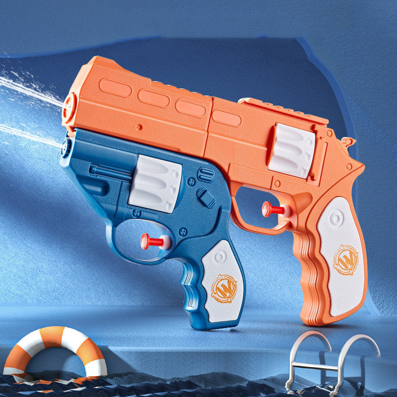 Child And Mother Split Double Gun Press Kids Gym From House Big Orange Small Blue1 Box packed