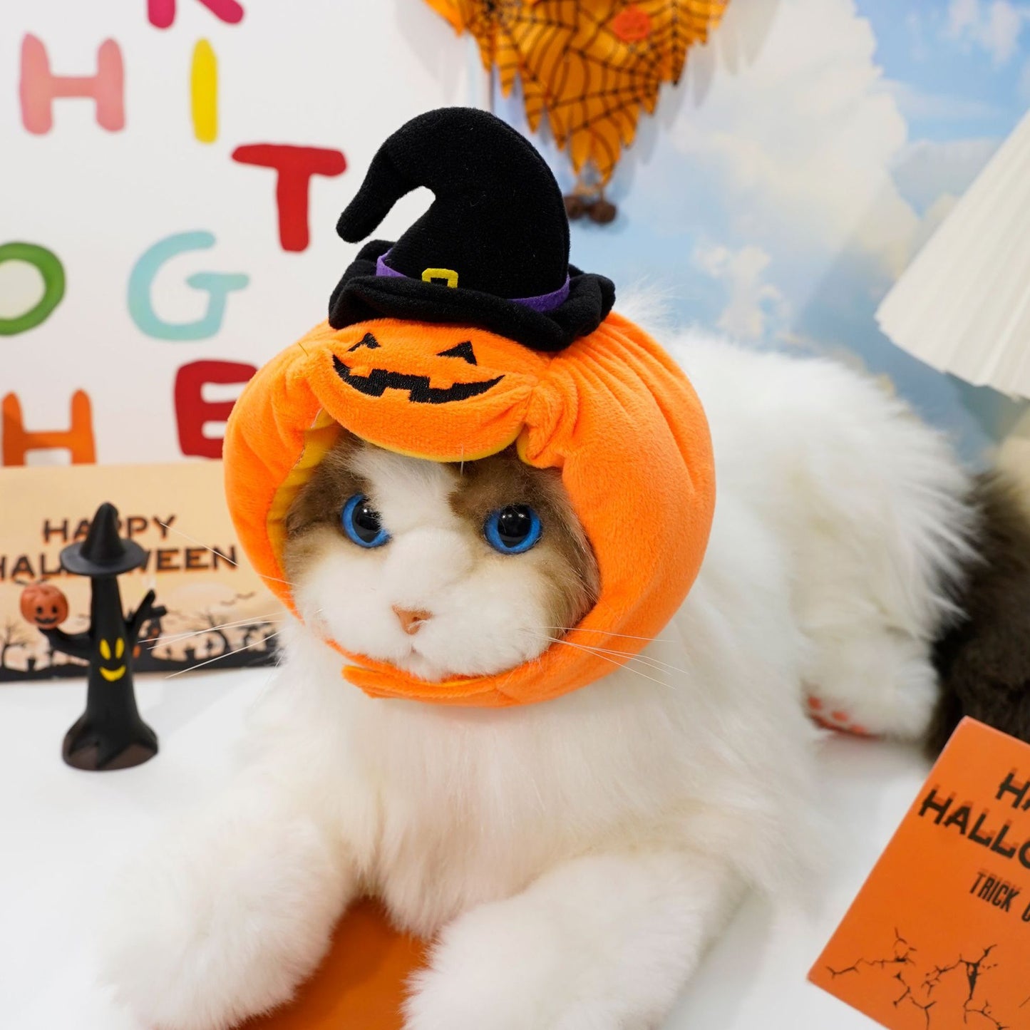 Halloween Pumpkin Vest For Dogs Cats Festive Pet Costume Harness Pets null