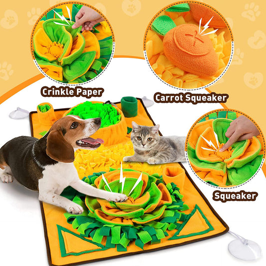 Large Snuffle Mat For Dogs Pet Interactive Training And Stress Relief Pets Gym From House