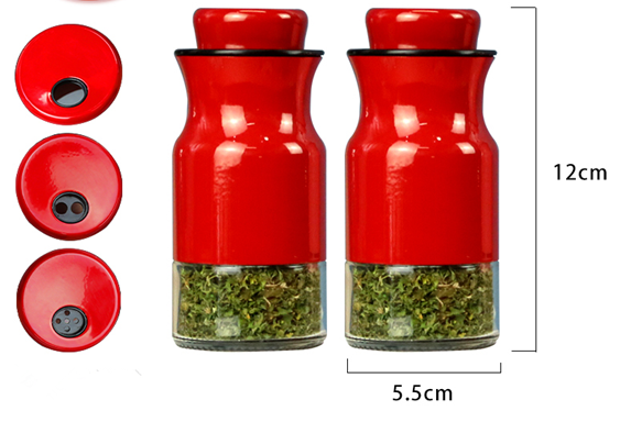 Glass Oil Bottle Stainless Steel Color Kitchen Seasoning Bottle Kitchen dealsniper-net K