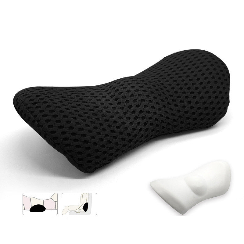 Lumbar Support Pillow For Side Sleepers Pregnancy Relieve Hip Health dealsniper-net Black