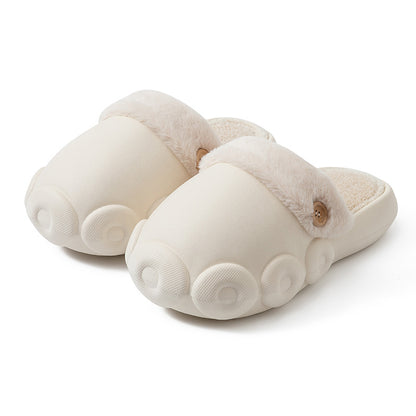 Baer Fluffy Slippers Winter Detachable Washable House Shoes For Women