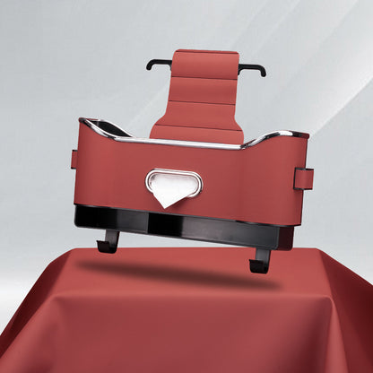 Car-used Storage Box Seat Back Tissue Box Vehicle Gym From House Volcano Red 34cmx17cmx8cm