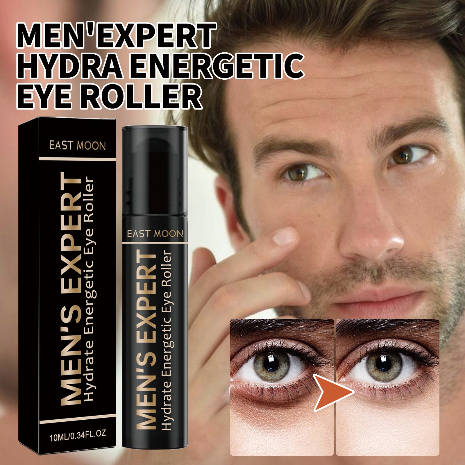 East Moon Men's Hydrating Energizing Eye Roller Men dealsniper-net