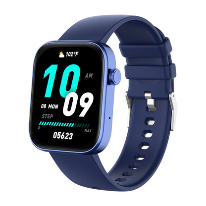 Sports Heart Rate Meter Step IP67 Waterproof Full Screen Smart Watch Jewelry Gym From House Blue