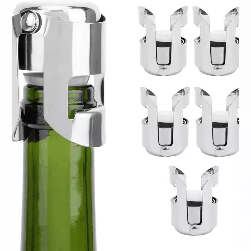 Stainless Steel Sealed Fresh-keeping Wine Stopper Kitchen dealsniper-net